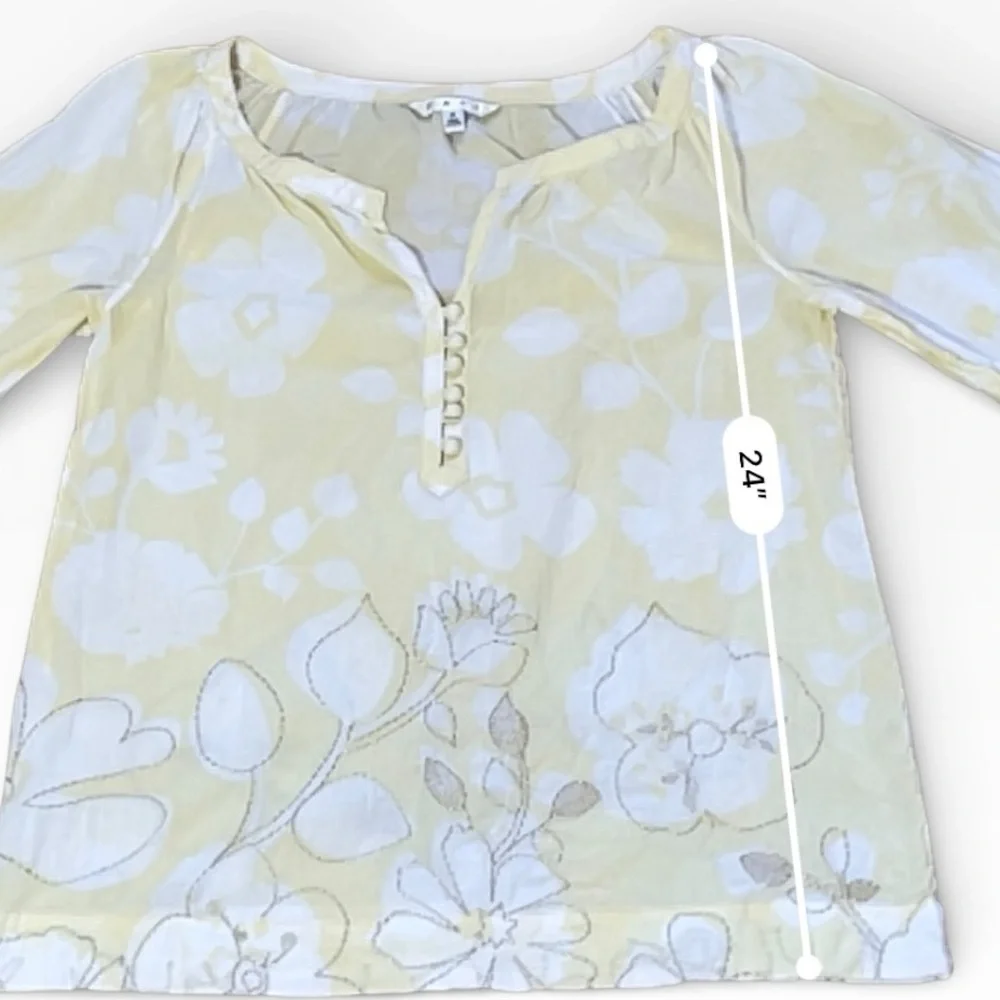 CAbi yellow floral